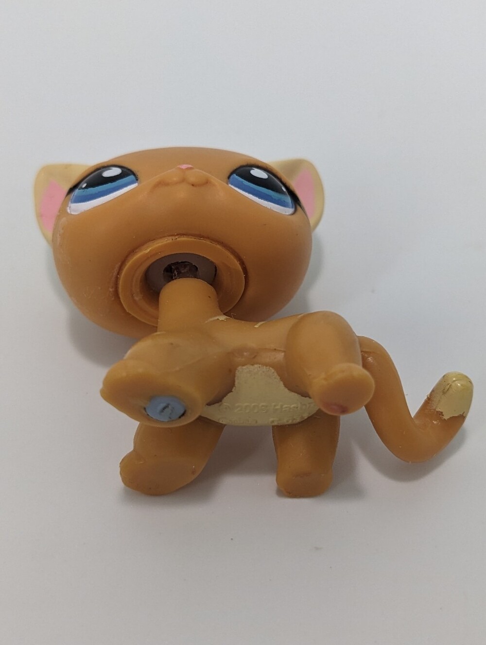 Littlest Pet Shop Puzzle Shorthair Cat Orange Tabby Figure Toy - Picture 5 of 8